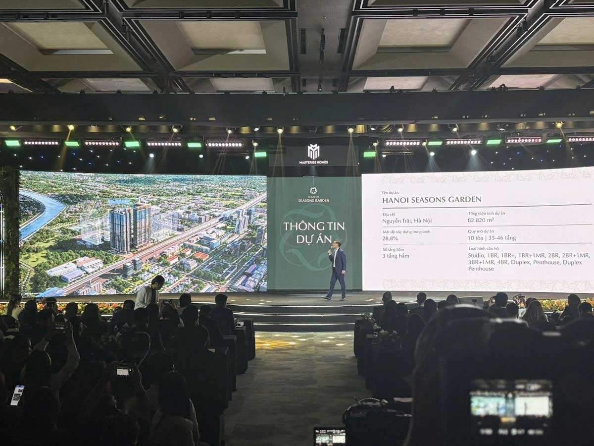 Đón Đầu Xu Hướng Sống Sinh Thái Hàng Hiệu Tại Tuyệt Tác Mới Của Masterise Homes 1 Toàn cảnh lễ công bố dự án bất động sản Lumiere của Masterise Homes