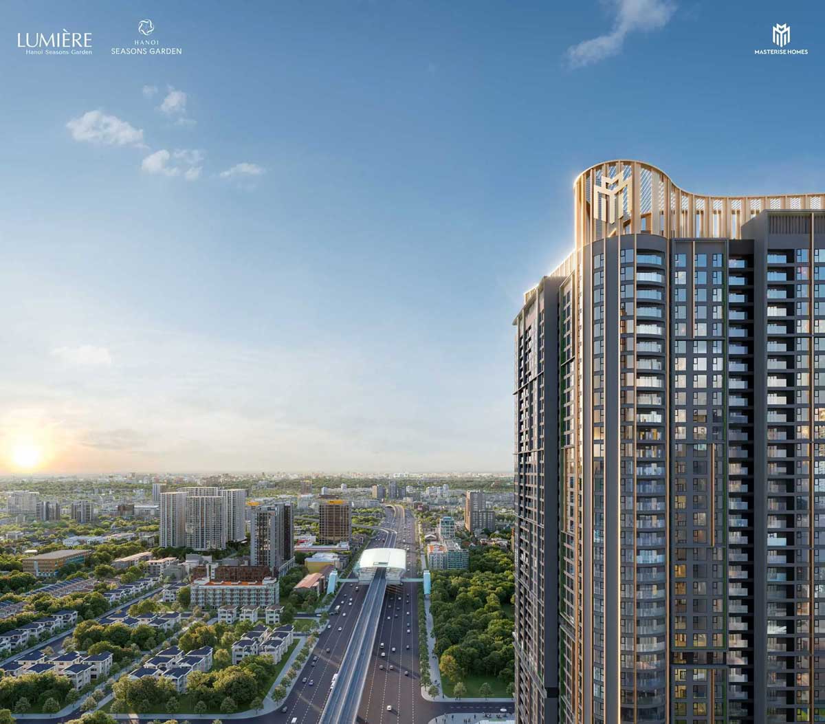 Đón Đầu Xu Hướng Sống Sinh Thái Hàng Hiệu Tại Tuyệt Tác Mới Của Masterise Homes 4 Kiến trúc mặt ngoài Full-kính Low-E sang trọng của phân khu The Bloom